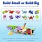 Wrapables Animal Building Blocks Set for Party Favors, Goodie Bag Stuffer, Stocking Stuffer (Set of 12), Ocean Park